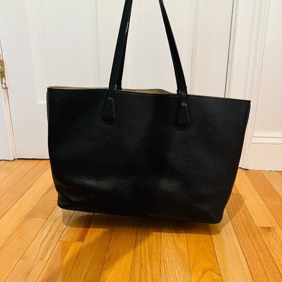 Tory Burch Pebble Leather Tote Bag - Picture 9 of 16